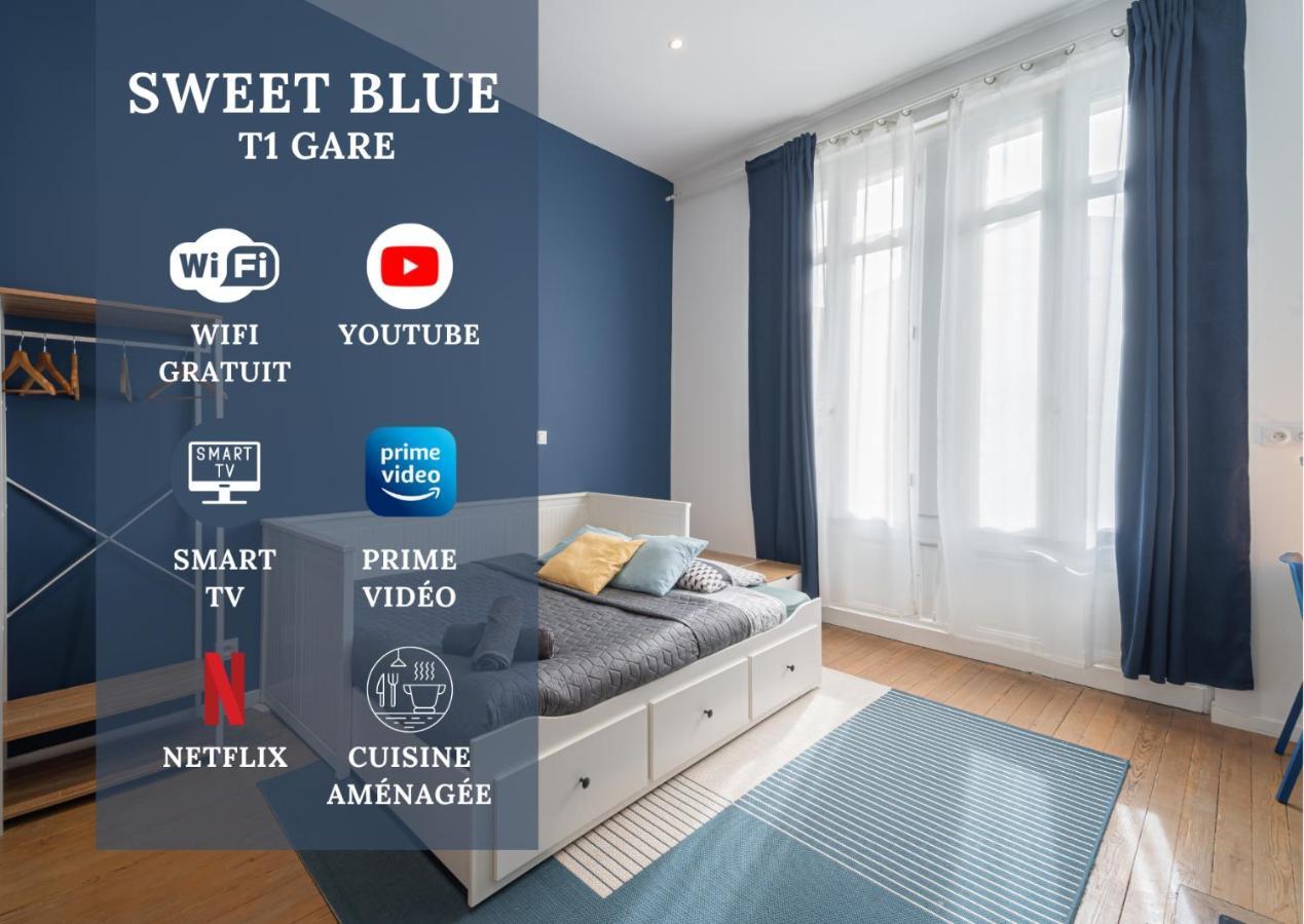 Sweet Blue T1 Gare Libourne Apartman Kültér fotó